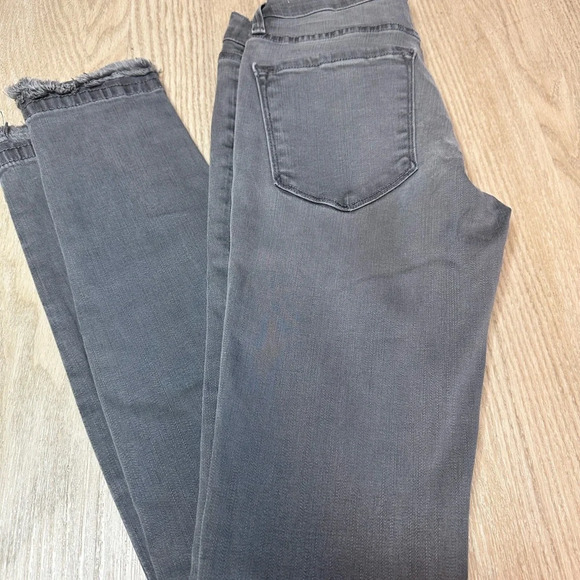 FRAME Le Skinny De Jeanne Grey Jeans - Picture 5 of 8
